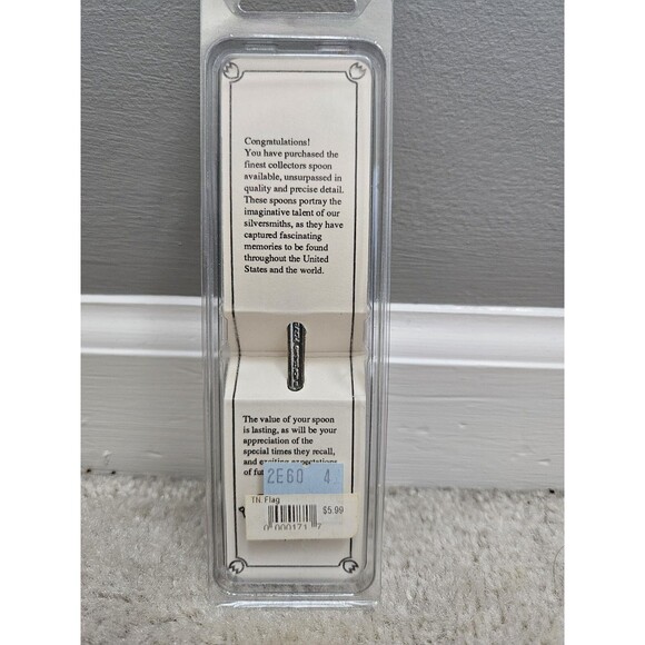 Souvenir Collectible Silver Plated Spoon - Tennessee Flag - Picture 3 of 3